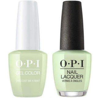 OPI GelColor And Nail Lacquer, T72, This Cost Me a Mint, 0.5oz